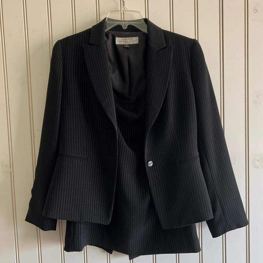 Striped Tahari Suit and Skirt Set